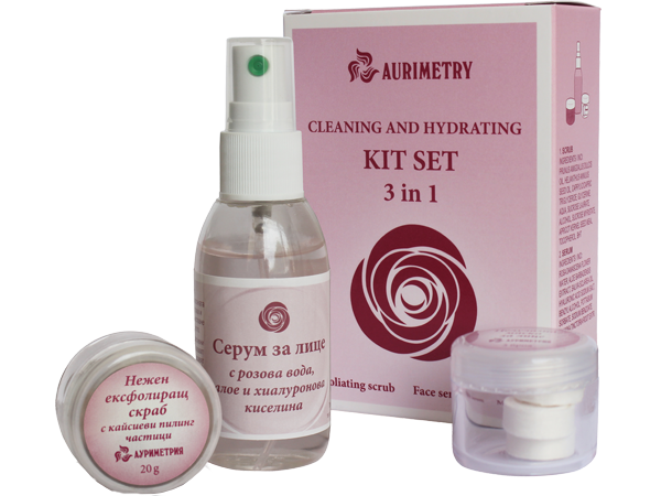 Комплект за почистване на лице 3 в 1 Cleaning Kit Face - Ауриметрия Комплект за почистване на лице 3 в 1 Cleaning Kit Face - Ауриметрия