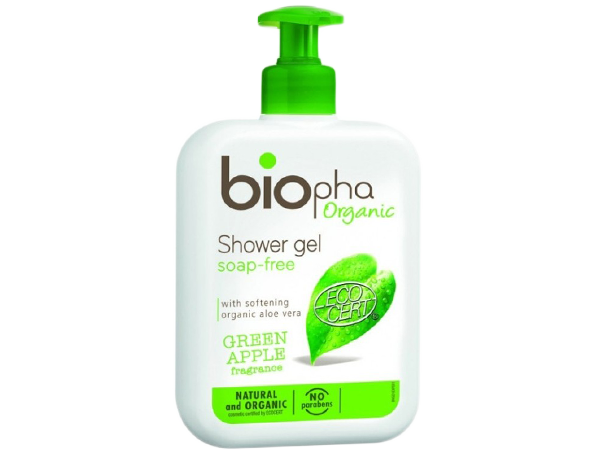 Био душ гел с алое вера и аромат на ябълка - BioPha Био душ гел с алое вера и аромат на ябълка - BioPha