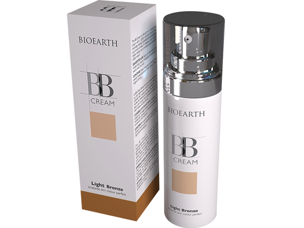 ВВ крем за лице за всеки тип кожа с розово масло Light bronze - Bioearth ВВ крем за лице за всеки тип кожа с розово масло Light bronze - Bioearth