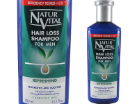 Интензивен шампоан за мъже с женшен против косопад за всеки тип коса - Natur Vital Интензивен шампоан за мъже с женшен против косопад за всеки тип коса - Natur Vital