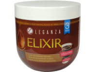 Крем-маска за гъвкава коса с какаово масло Elixir Leganza - Rosa Impex