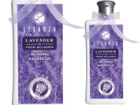 Релаксиращ душ-гел с лавандулово масло Leganza Lavender - Rosa Impex
