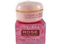 Хидратиращ дневен крем с розово масло Leganza Rose - Rosa Impex