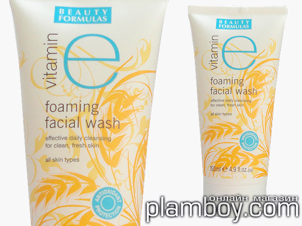 Ободряващ измиващ гел за лице с витамин Е за всеки тип кожа - Beauty Formulas Ободряващ измиващ гел за лице с витамин Е за всеки тип кожа - Beauty Formulas