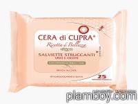 Мокри кърпички за почистване на грим с екстракт от мед и алое Cera di Cupra - Ciccarelli Мокри кърпички за почистване на грим с екстракт от мед и алое Cera di Cupra - Ciccarelli