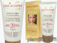 Слънцезащитен крем за лице за чувствителна кожа SPF 20 Cera di Cupra - Ciccarelli Слънцезащитен крем за лице за чувствителна кожа SPF 20 Cera di Cupra - Ciccarelli
